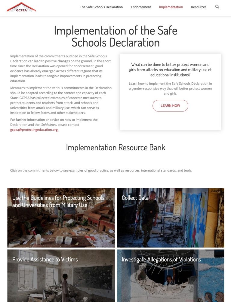 Global Coalition to Protect Education from Attack