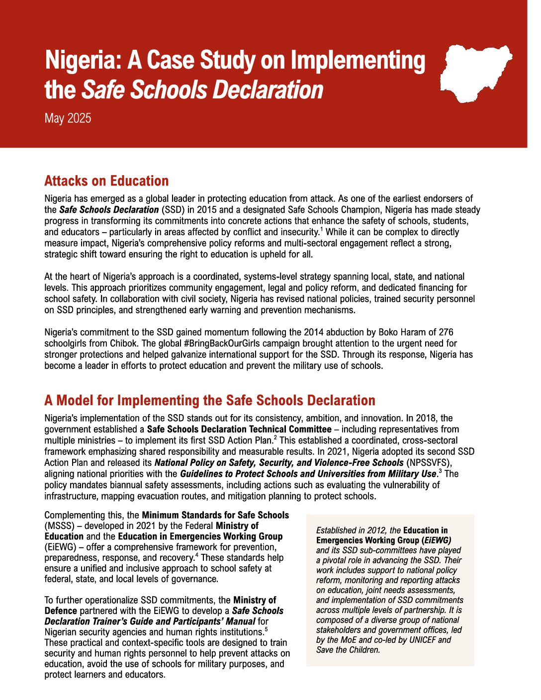 SSD Nigeria Case Study_Cover SSD Nigeria Case Study_Cover